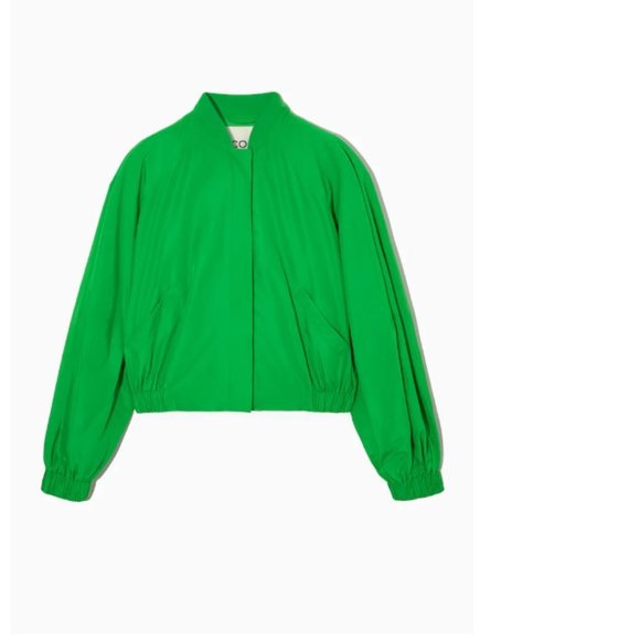 COS VOLUMINOUS CROPPED BOMBER JACKET - SIZE 6 - Picture 5 of 9